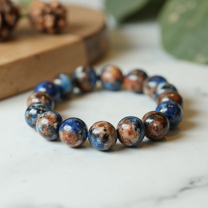 Lapis Lazuli özel tasarım kolye ve bileklik seti