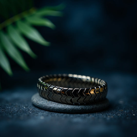 Özel Kesim Hematit Rolex Bileklik